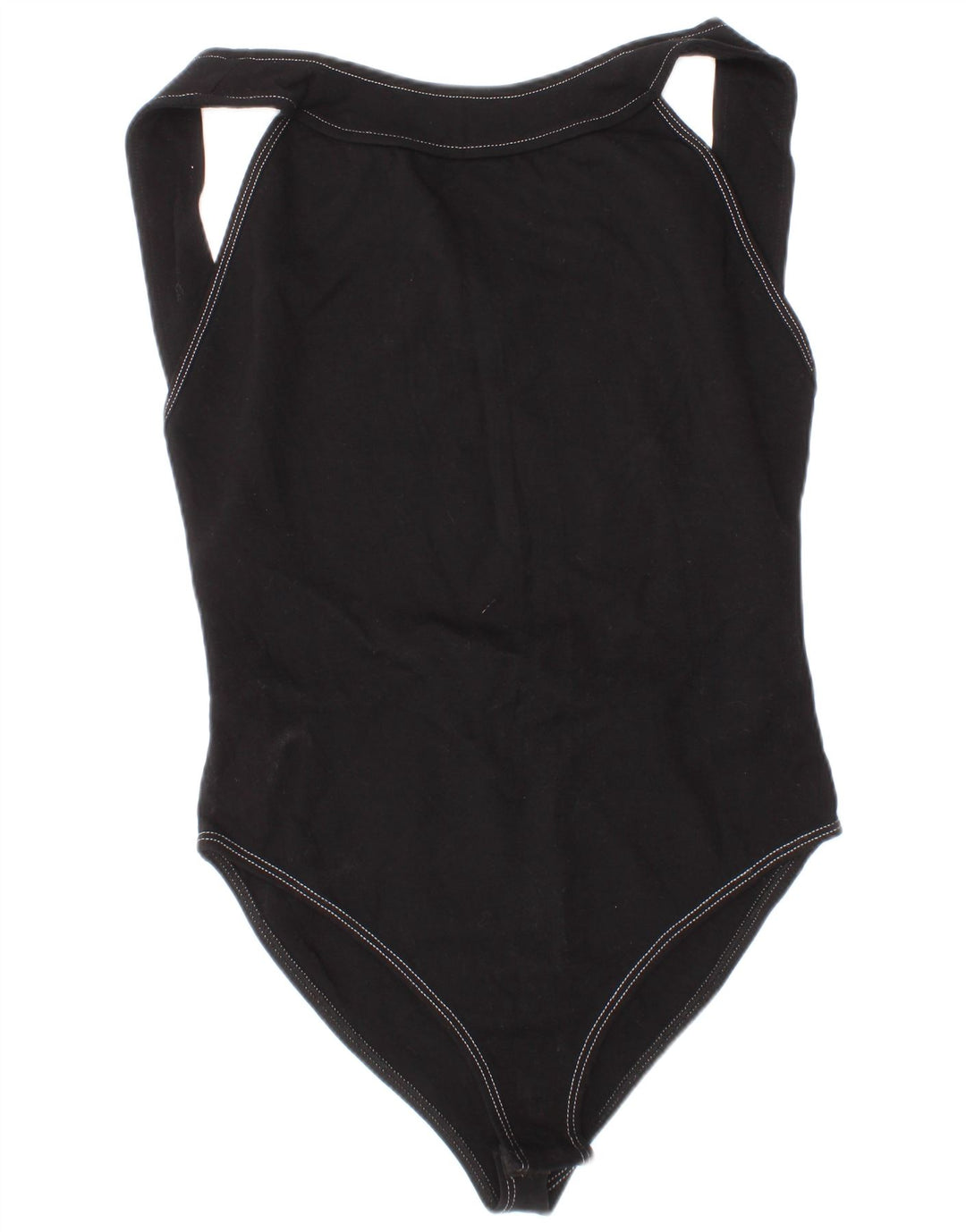 Zara Damen-Body, klein, schwarze Viskose