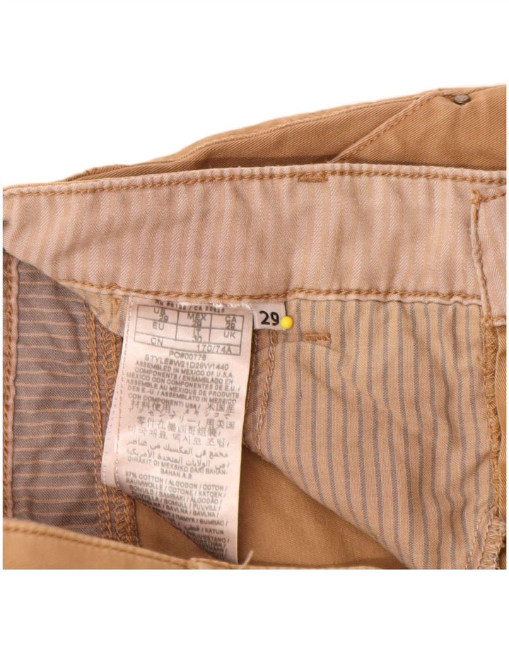 Guess Damen Minirock W29 Mittelbeige Baumwolle