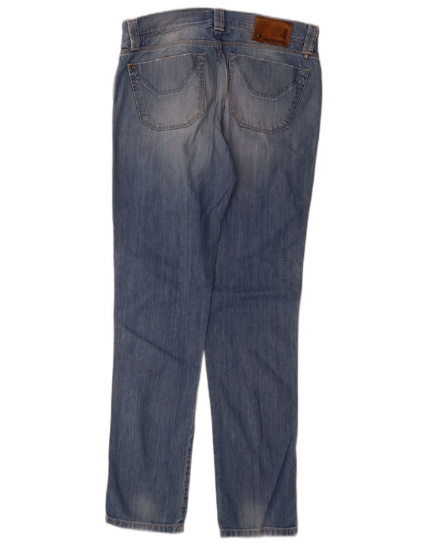 Jeckerson Damen Slim Jeans W31 L33 Blaue Baumwolle
