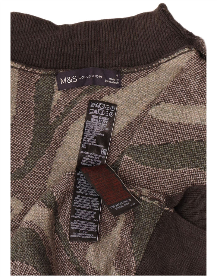 Marks & Spencer Damen-Pullover mit Rollkragen, Gr. 14, mittleres Khaki