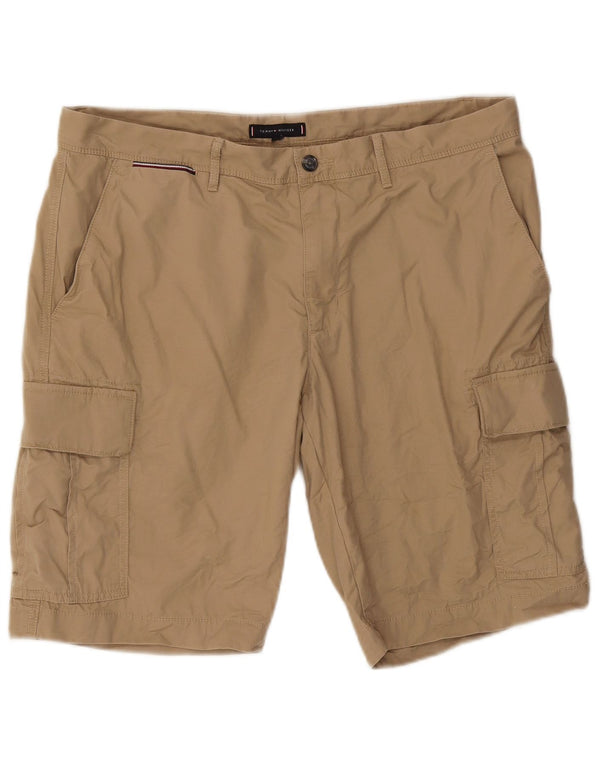 TOMMY HILFIGER Herren Cargo Shorts W38 XL Beige Baumwolle