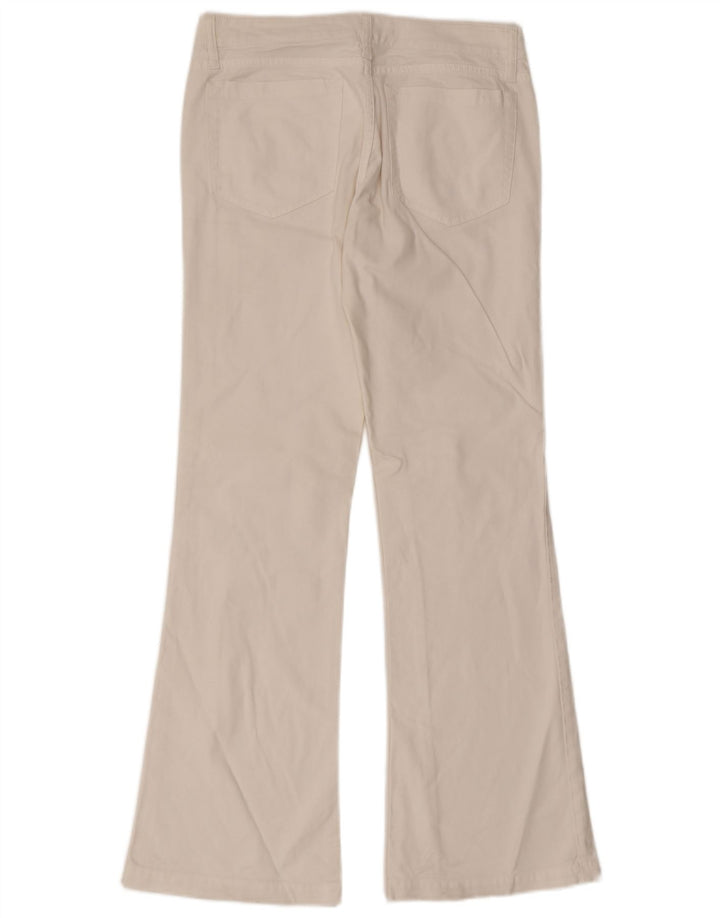 Atos Lombardini Damen Bootcut Jeans W30 L31 Weiße Baumwolle