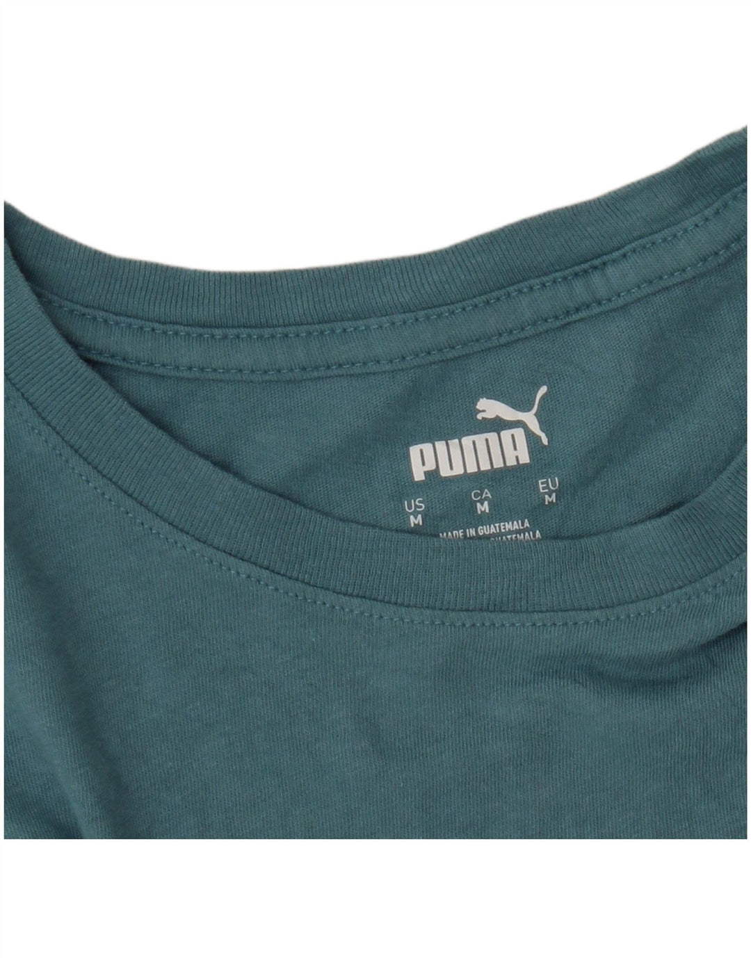 PUMA Womens Graphic T-Shirt Top UK 12 Medium Blue