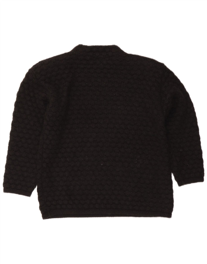 GEIGER Damen Rollkragenpullover mit grafischem Rollkragen, EU 36, klein, schwarz, geblümt