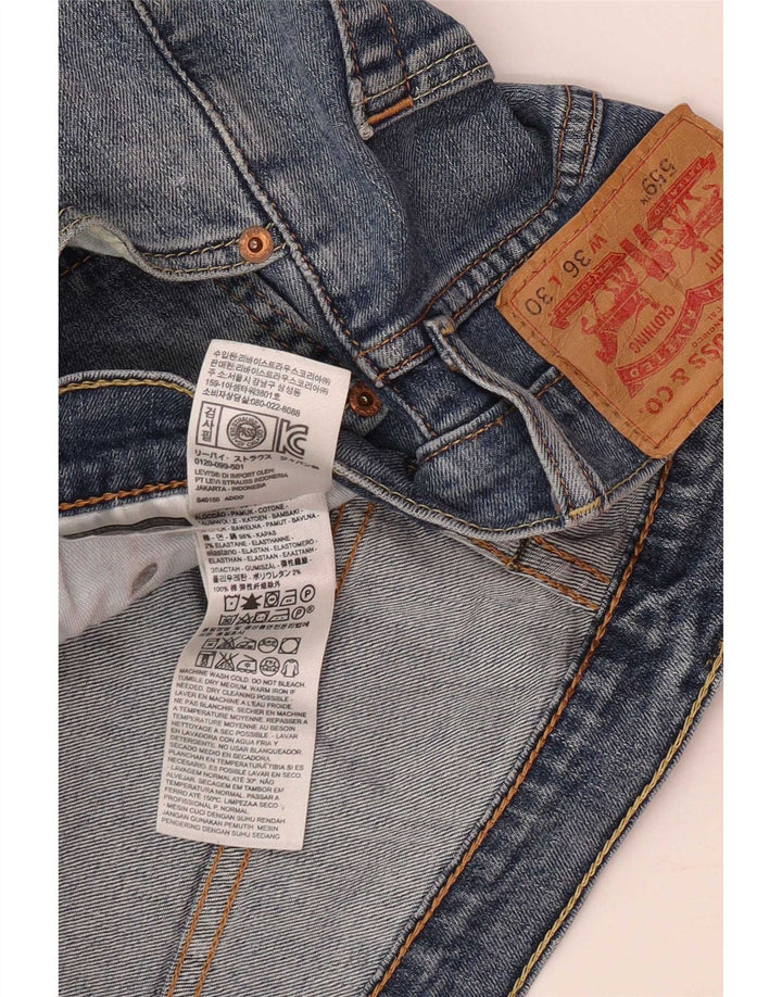 Levi's Herren 559 Denim Shorts W36 Große blaue Baumwolle