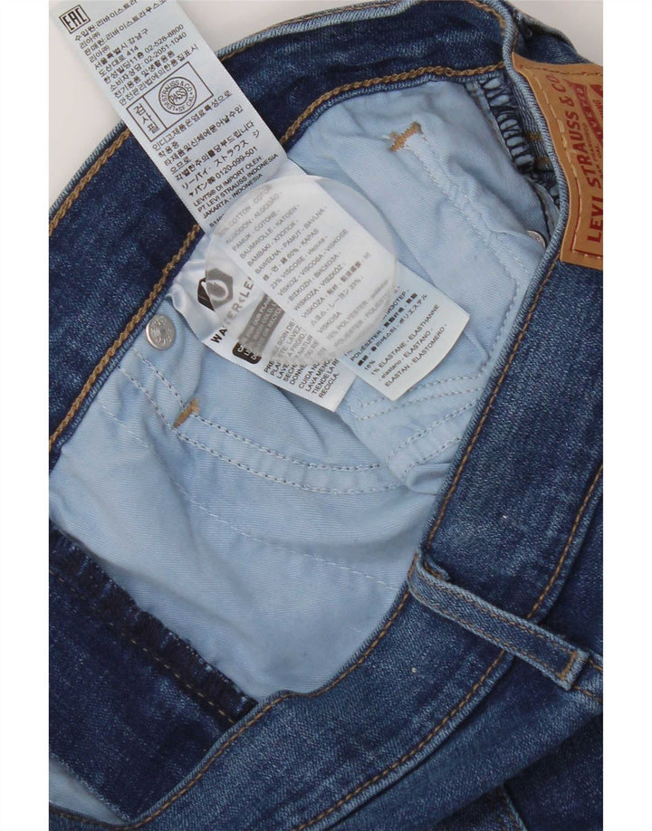 Levi's Damen 312 Shaping Slim Jeans W28 L30 Blaue Baumwolle