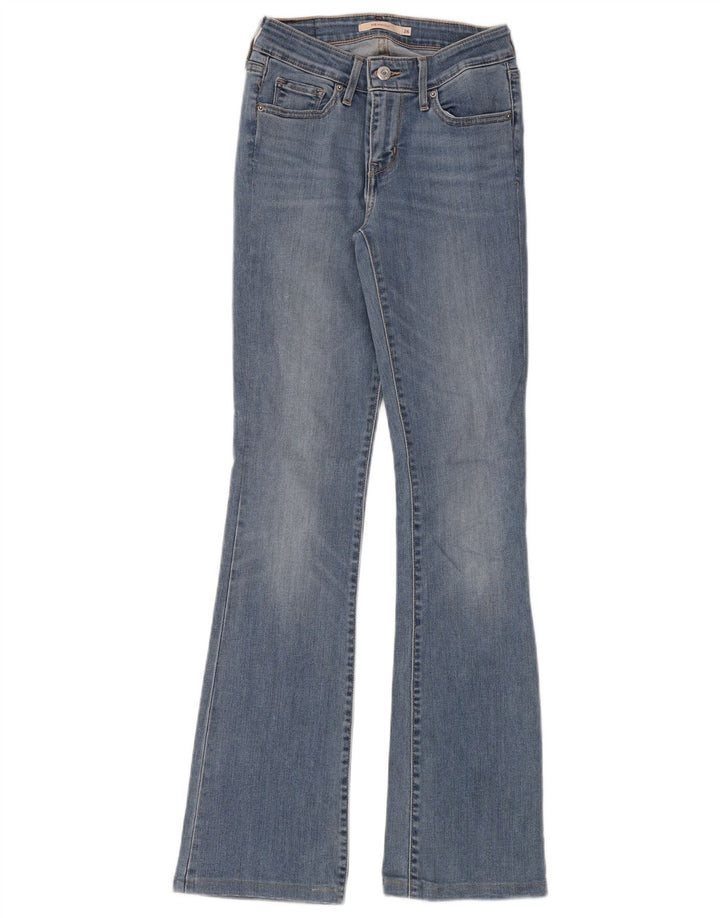 Levi's Damen 715 Bootcut Jeans W26 L32 Blaue Baumwolle