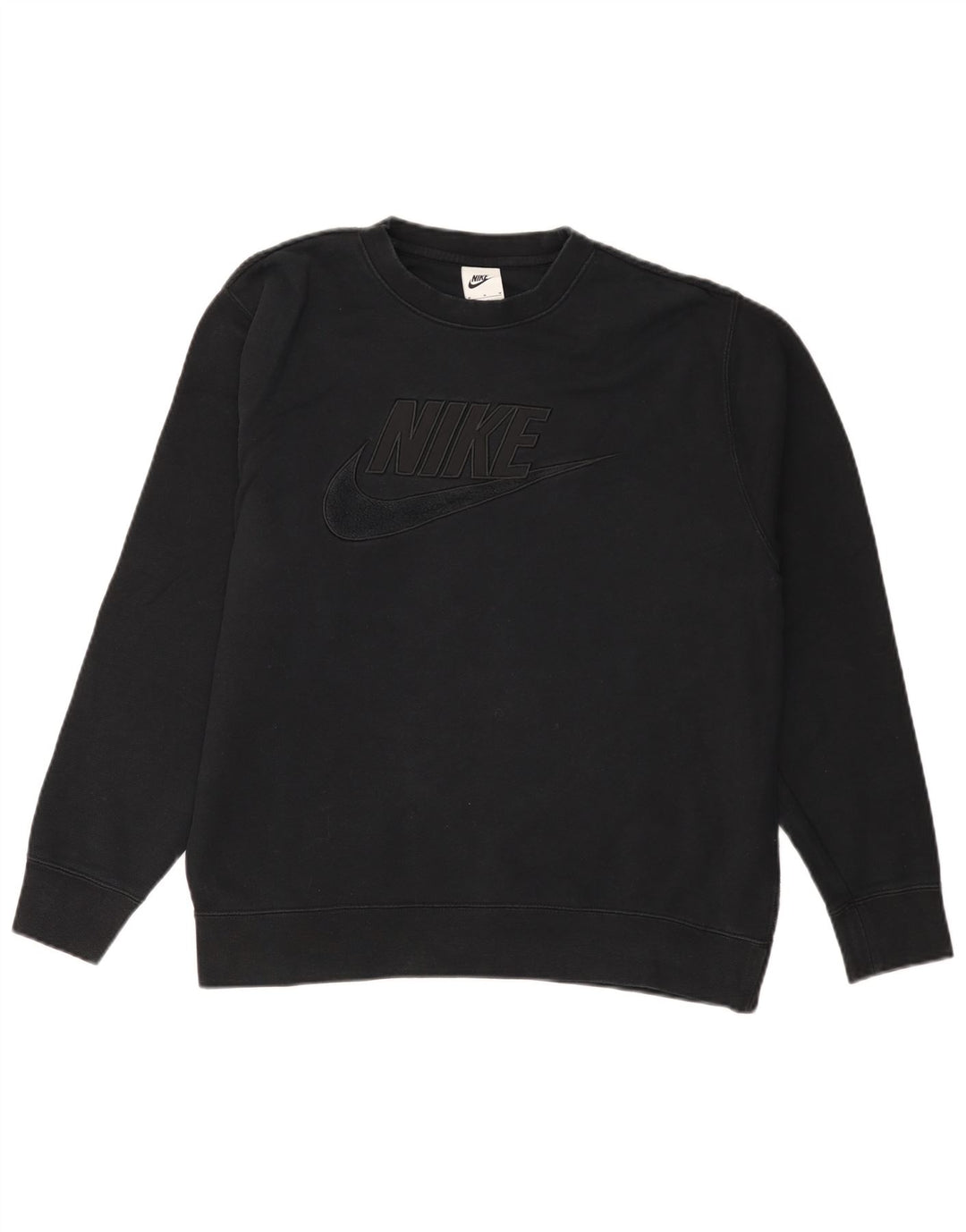Nike Herren-Sweatshirt mit Grafik, mittelschwarz, Baumwolle