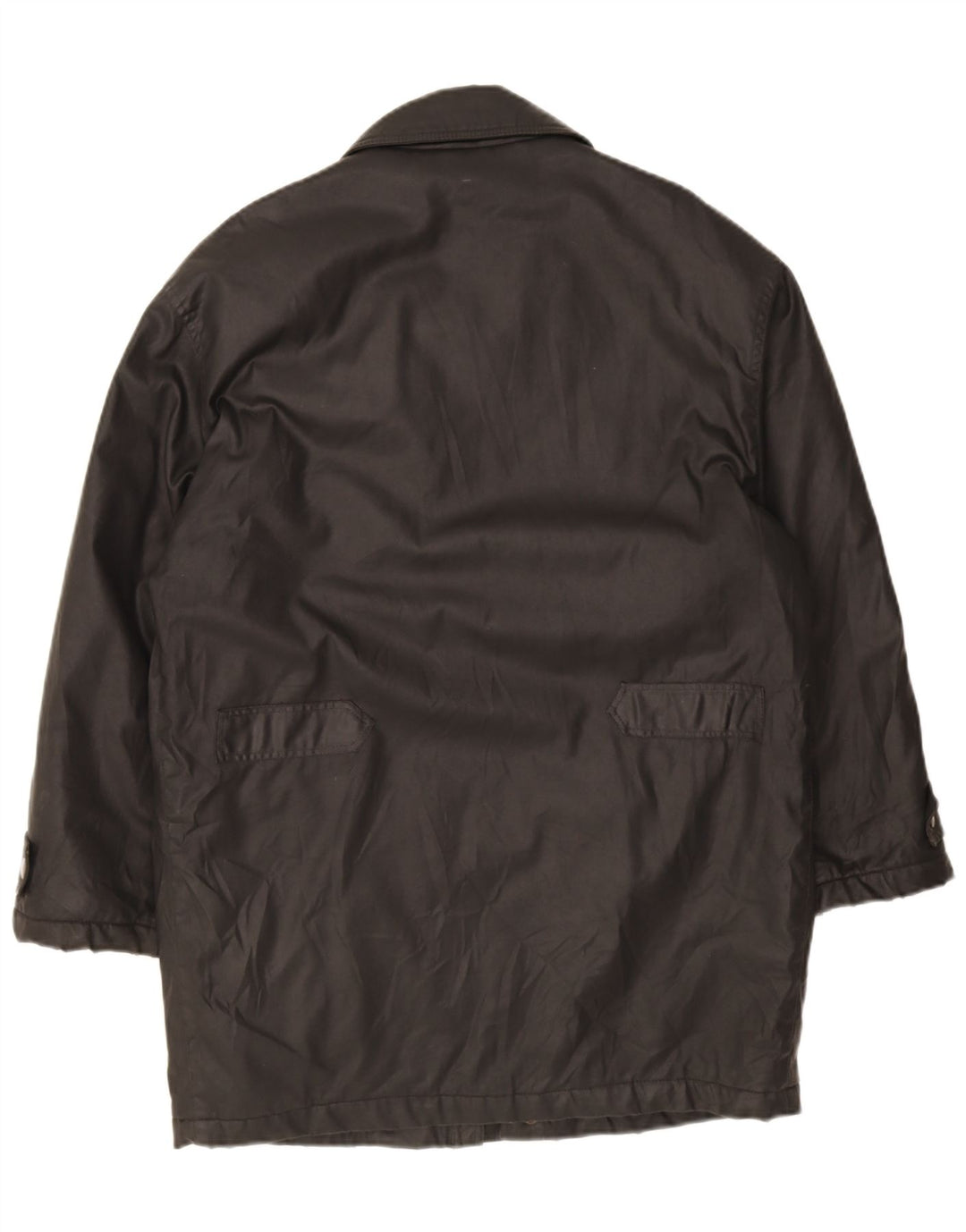 Vintage Herren Windjacke Mantel UK 42 XL Schwarz