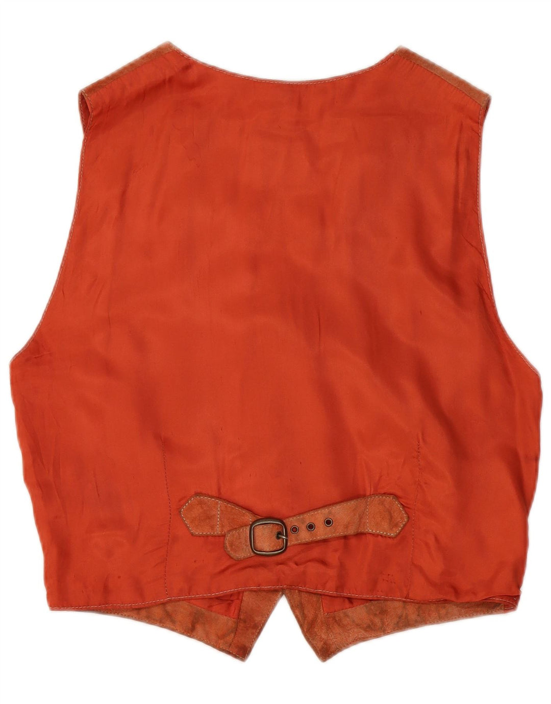 Vintage Herren Wildlederweste Kleines braunes Leder