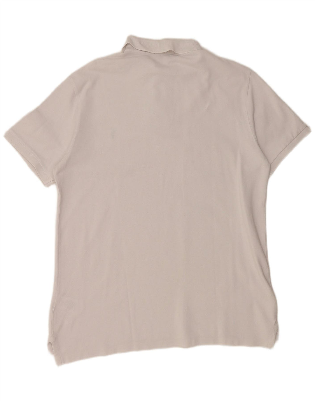 POLO RALPH LAUREN Herren-Poloshirt mit schmaler Passform, groß, aus weißer Baumwolle