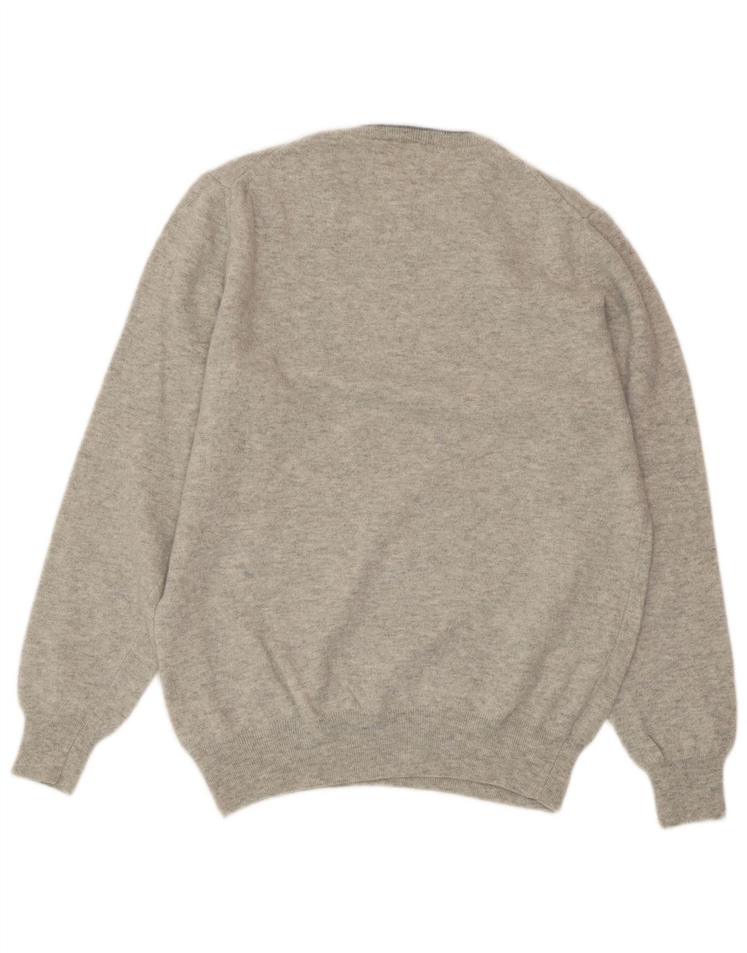 BROOKSFIELD Damen Pullover mit Rundhalsausschnitt IT 52 2XL Graue Wolle