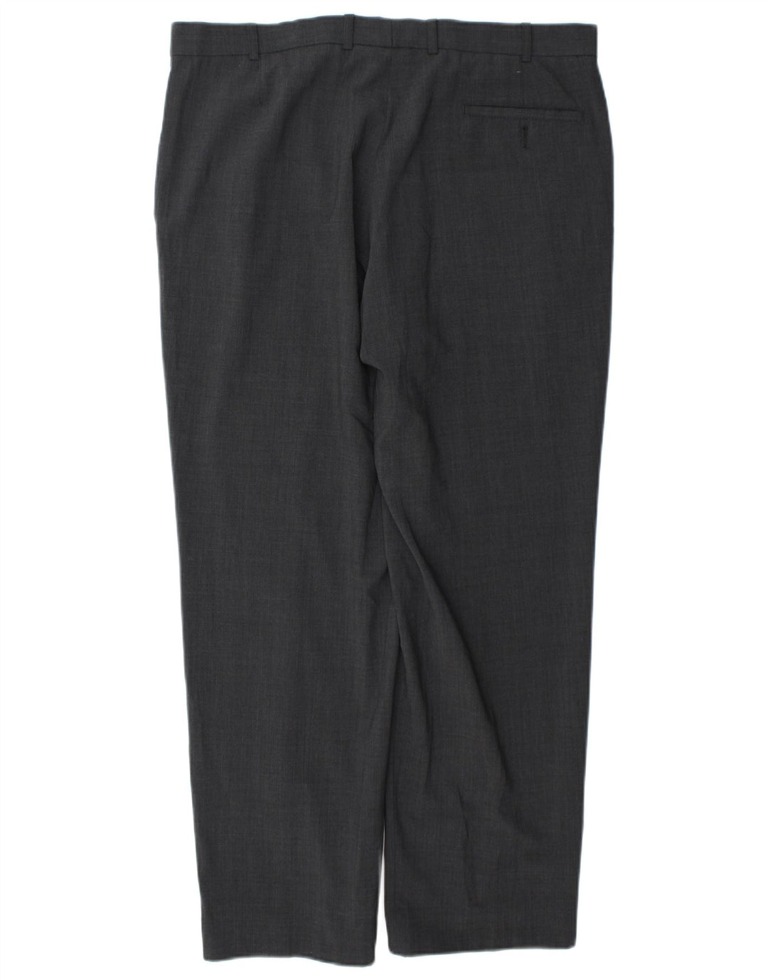 Marks & Spencer Herren-Anzughose mit maßgeschneiderter Passform, W38, L31, grau, Polyester