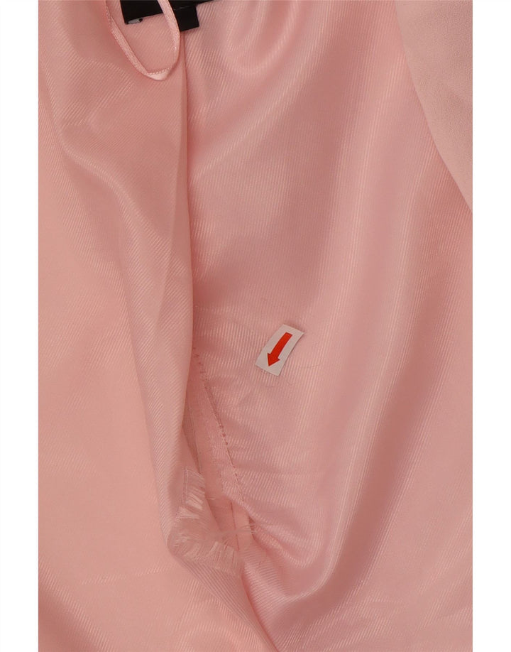 Zara Damen-Blazer mit 2 Knöpfen, Gr. 10, Größe S, Rosa, Polyester