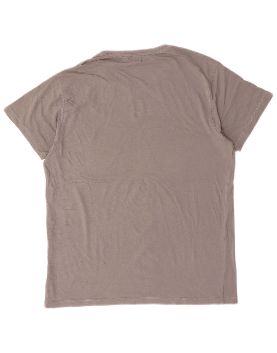 Avirex Herren Grafik-T-Shirt-Oberteil Mittelgrau