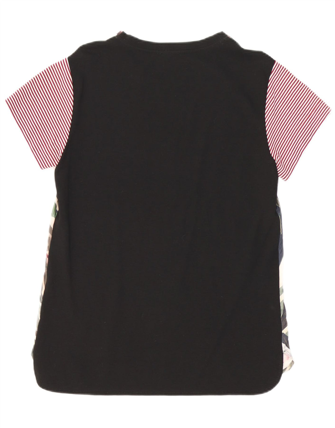 Max & Co. Damen Grafik-T-Shirt-Oberteil UK 14 Medium Mehrfarbig mit Blumenmuster