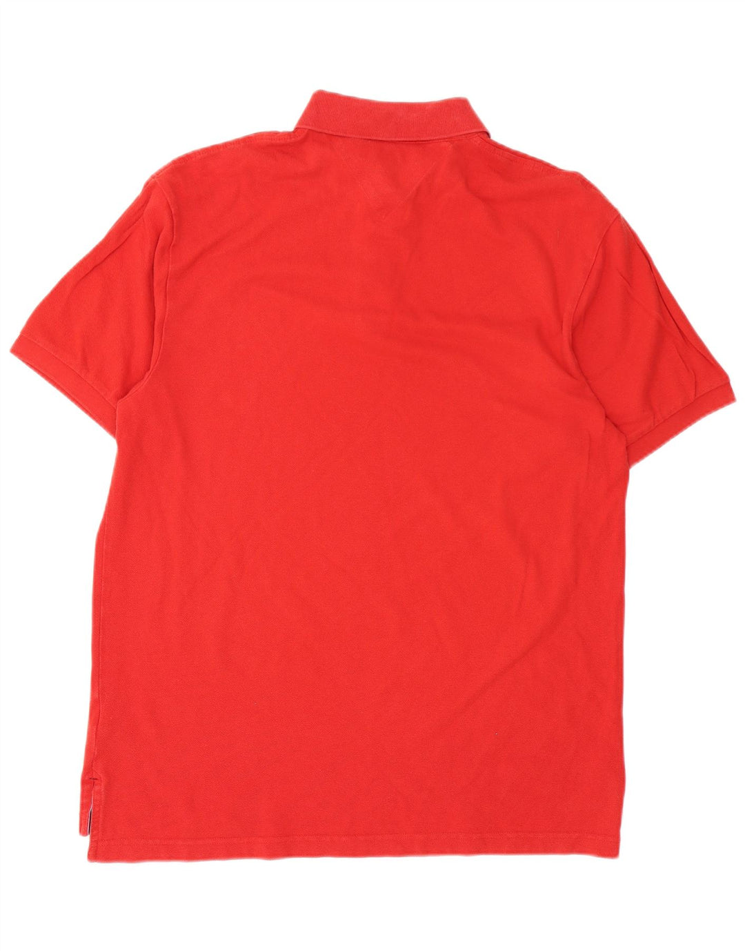 Tommy Hilfiger Herren-Poloshirt, große rote Baumwolle