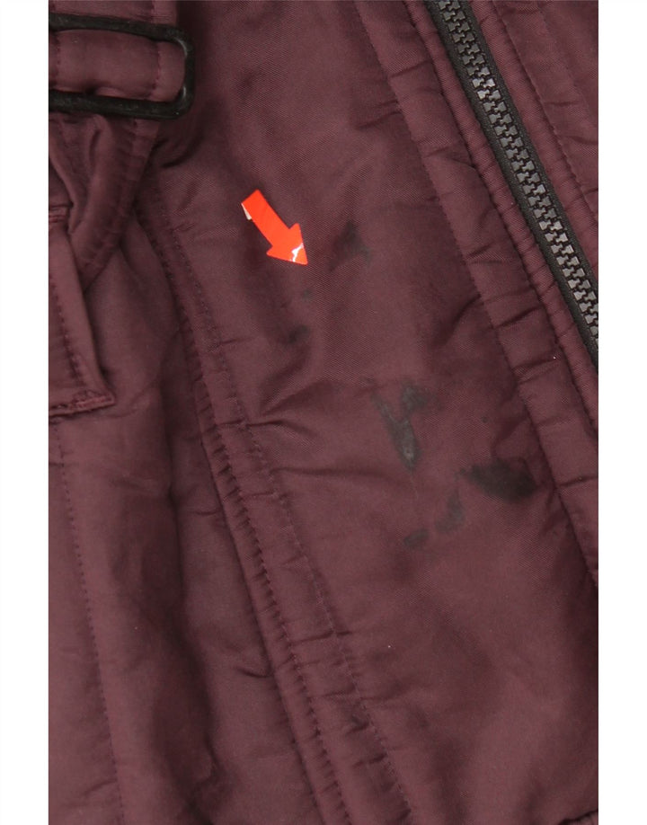 Refrigiwear Damen Wattierte Jacke UK 12 Medium Lila Polyamid
