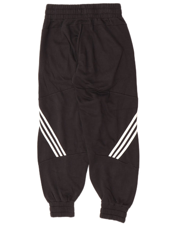 Adidas Damen Loose Fit Trainingshose Jogger UK 12/14 Medium Schwarz