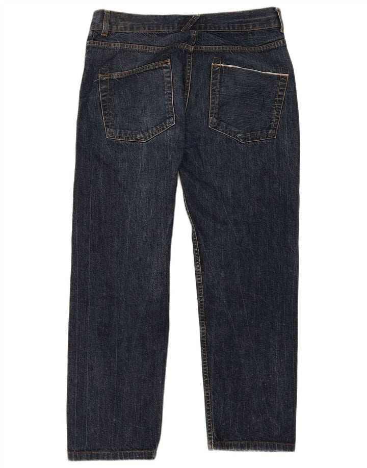 Toast Damen Straight Jeans W32 L27 Blau
