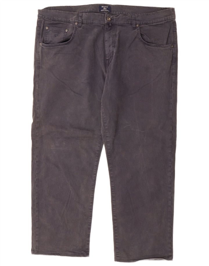 Gant Herren Straight Jeans W42 L28 Marineblaue Baumwolle