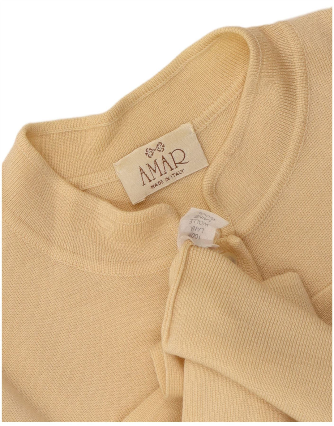 Vintage Damen Cardigan Pullover UK 16 Große Beige Wolle