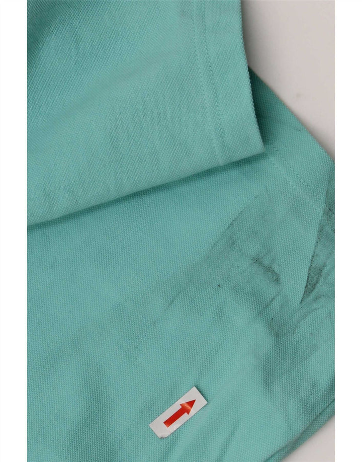 Gant Herren-Poloshirt, große türkisfarbene Baumwolle