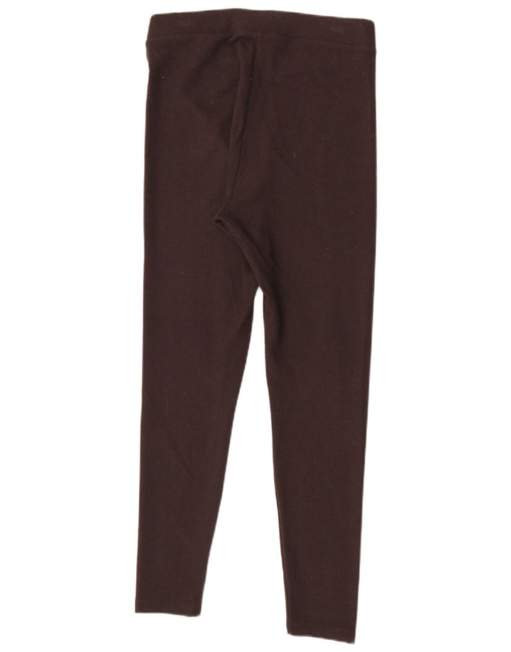 Marks & Spencer Womens Regular Leggings UK 12 Mittelbraunes Polyester