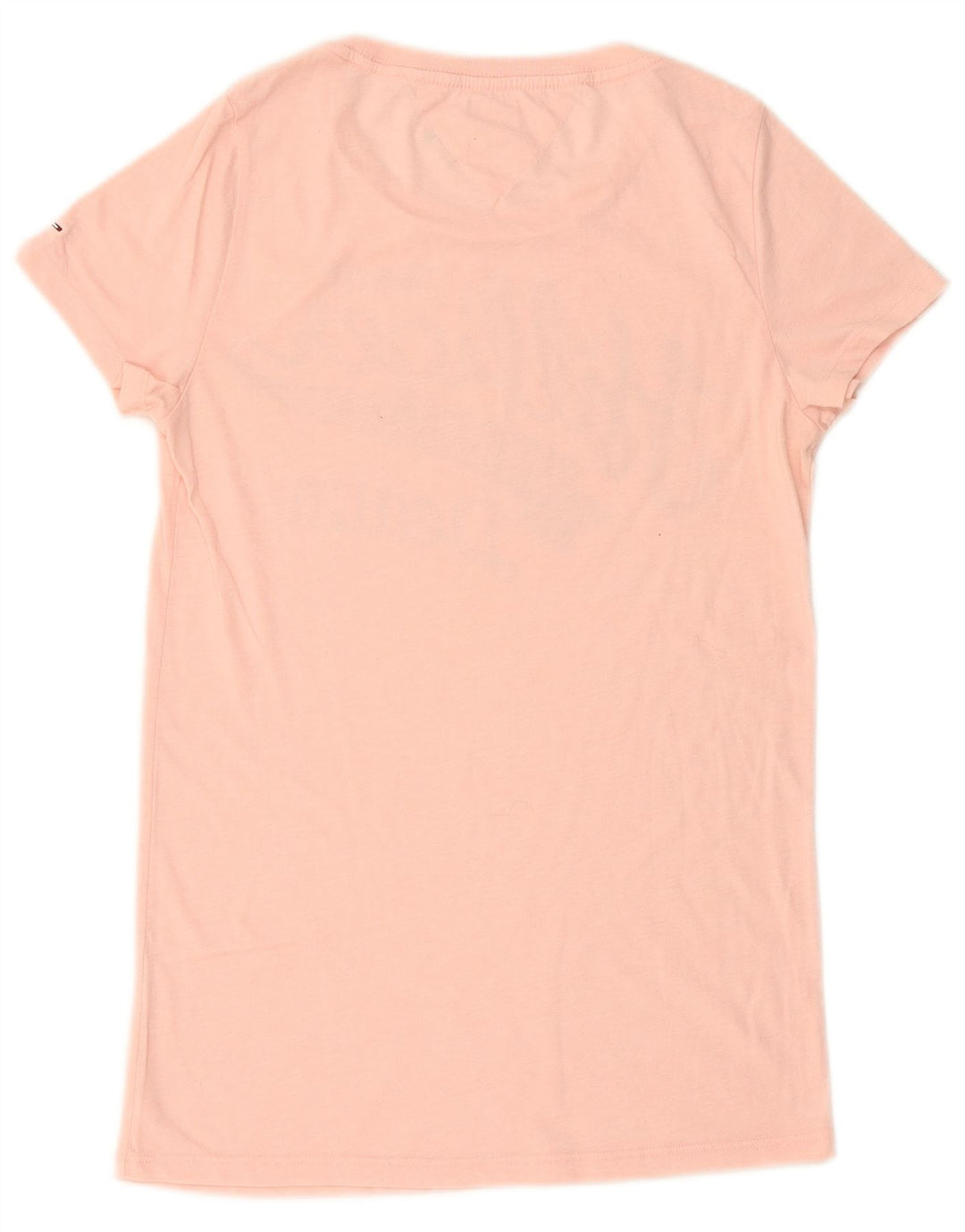 TOMMY HILFIGER Damen Grafik T-Shirt Top UK 14 Large Pink
