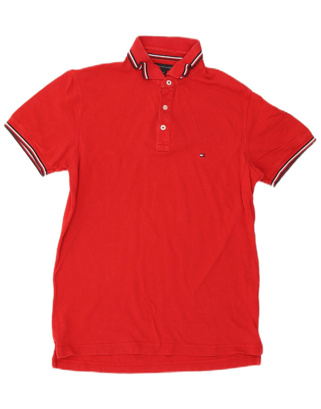 Tommy Hilfiger Herren Slim Fit Poloshirt Mittelrot