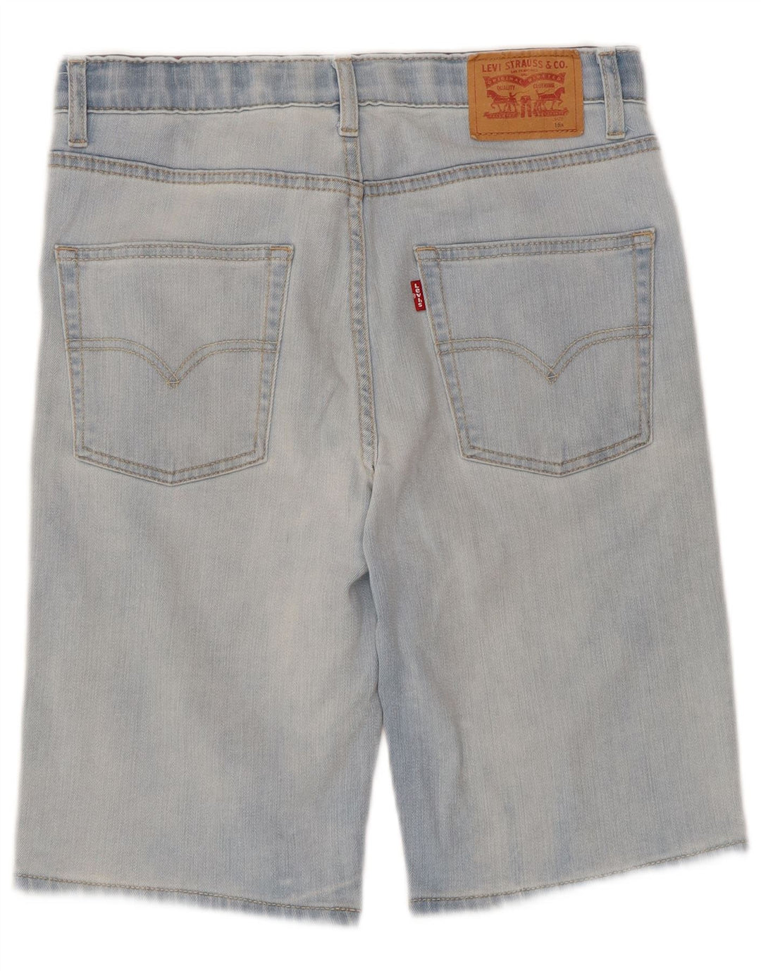LEVI'S Boys Denim Shorts 15-16 Years W30  Blue Cotton