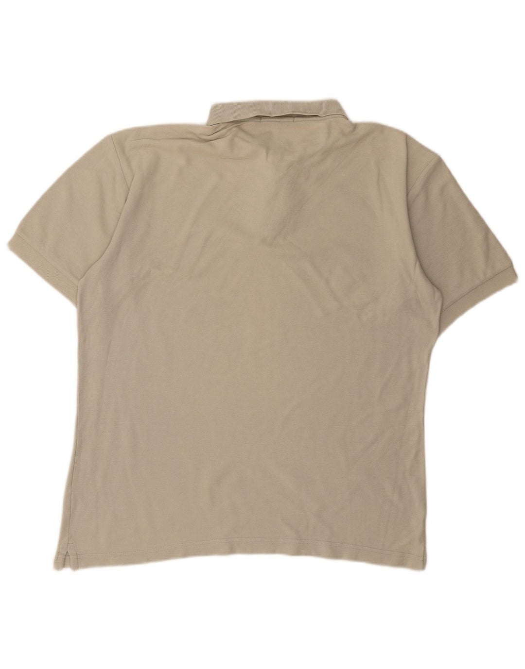 FILA Mens Polo Shirt IT 52 Large Beige Cotton
