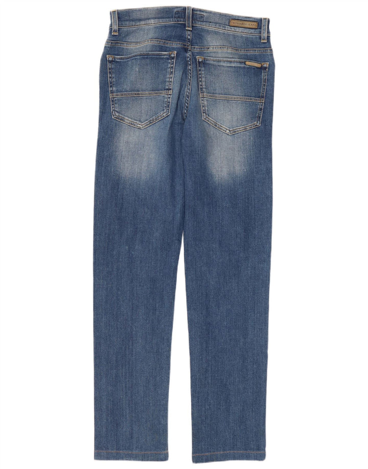 TRUSSARDI Damen Slim Jeans W31 L31 Blaue Baumwolle
