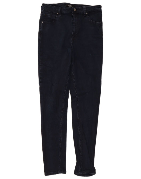 Guess Damen Skinny Jeans W31 L27 Marineblaue Baumwolle