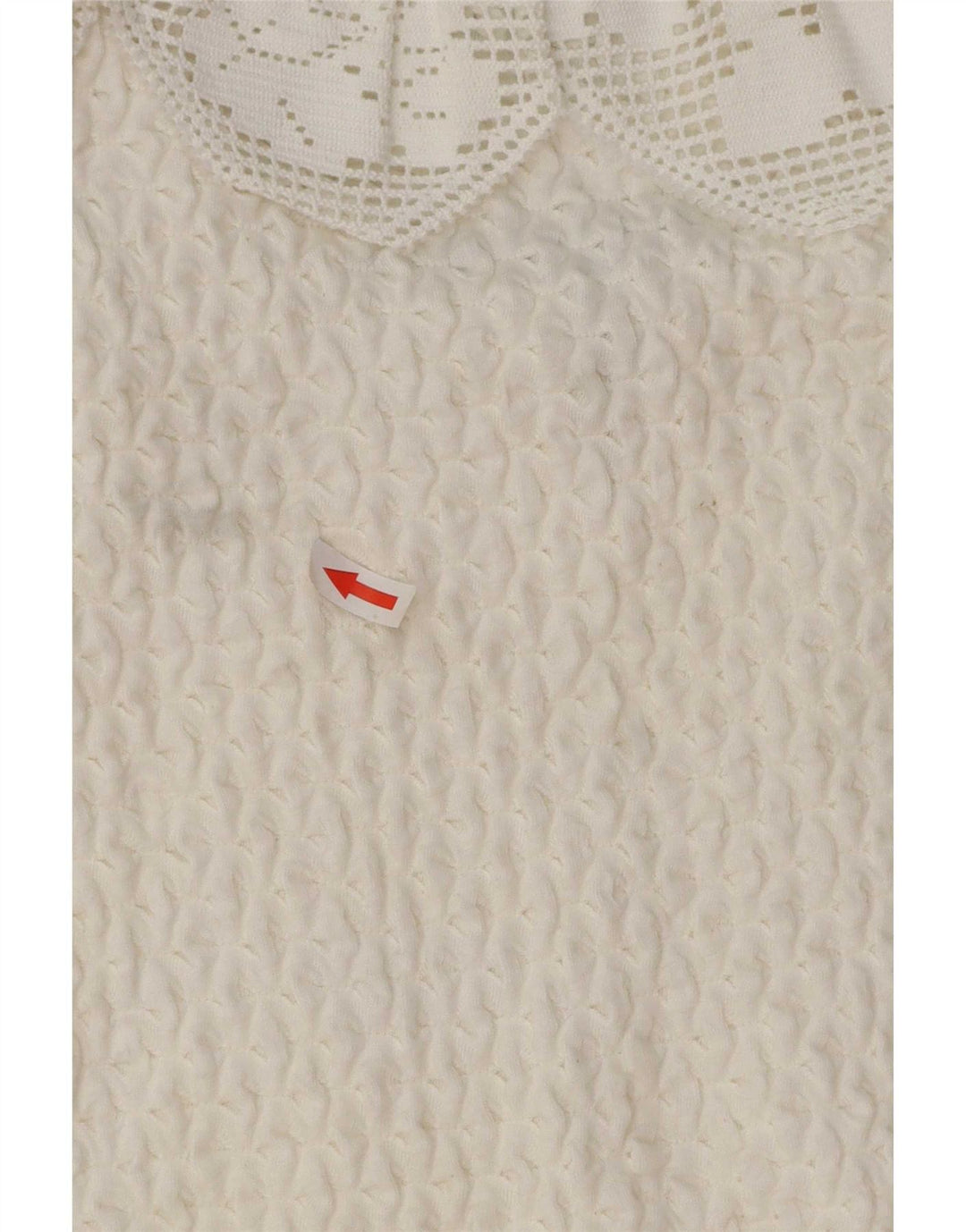Distler Damen Bluse Top EU 36 Small Weiße Baumwolle