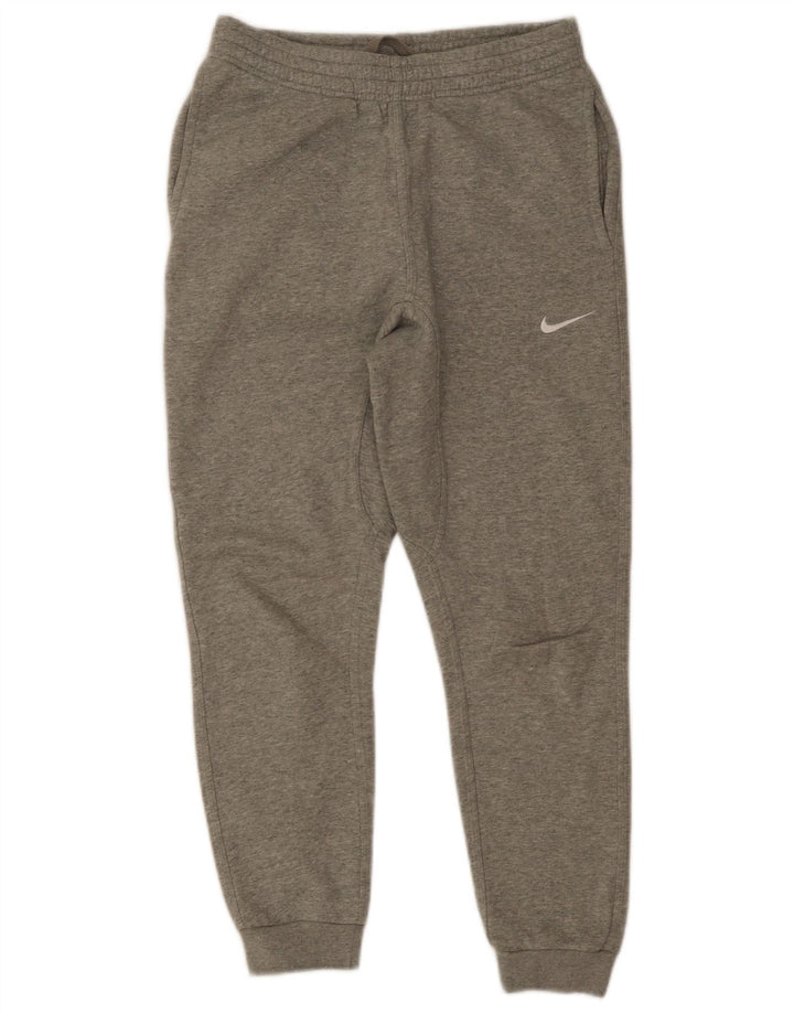 Nike Herren-Trainingshose, Jogginghose, Größe S, grau gefleckte Baumwolle