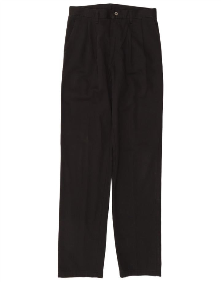 Wrangler Mens Pegged Chino Hose W32 L36 Schwarze Baumwolle