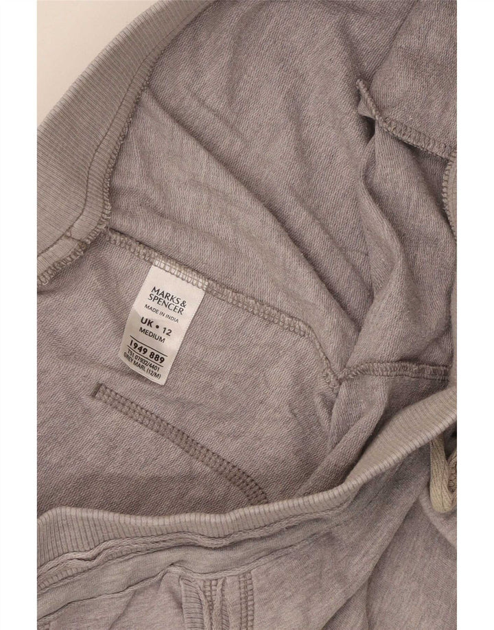 Marks & Spencer Damen-Trainingshose, UK 12, mittelgraue Baumwolle