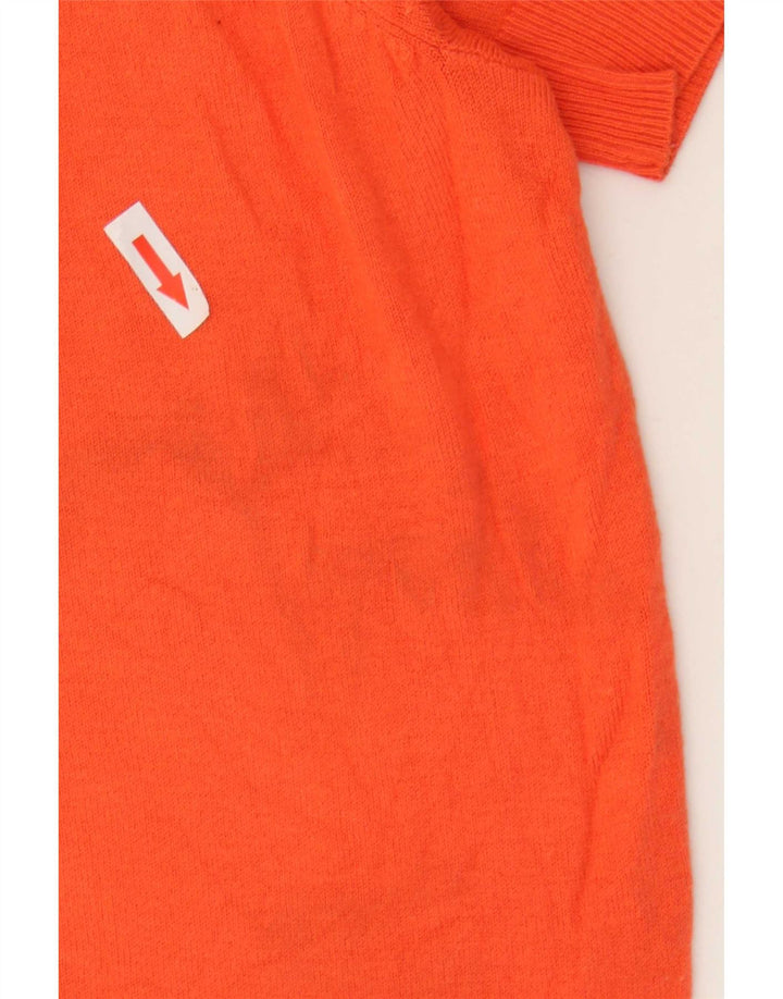 Marks & Spencer Damen-Pullover mit Rundhalsausschnitt, Gr. 20, 2XL, Orange