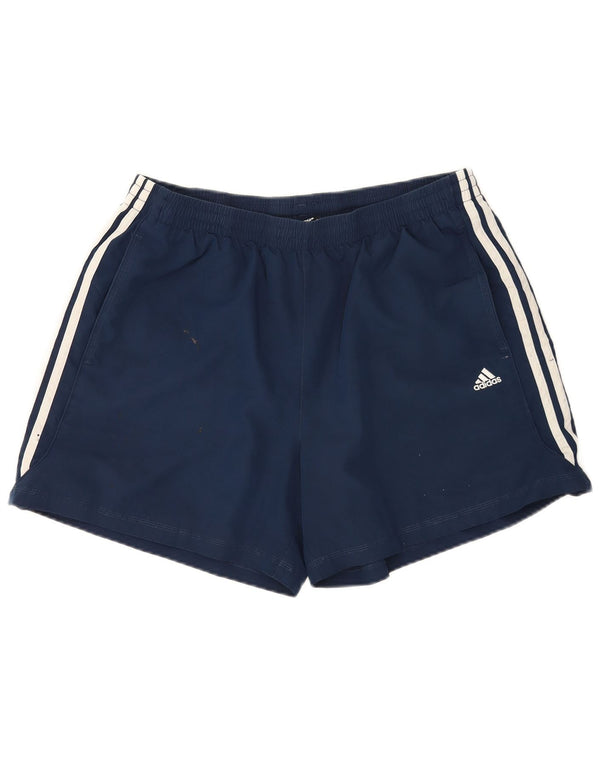 Adidas Herren Sport Shorts XL Marineblau Polyester