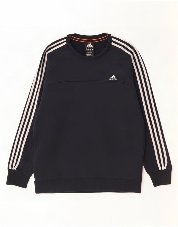 Adidas Herren Sweatshirt Pullover Large Schwarz Baumwolle