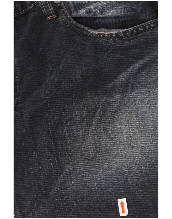 Levi's Damen-Jeansrock, Größe L, W32, Marineblau, Baumwolle