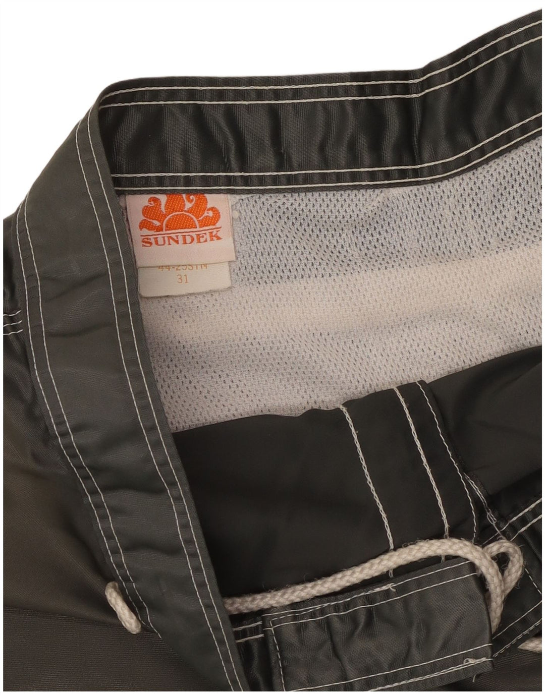 SUNDEK Herren-Badeshorts aus mittelgrauem Nylon