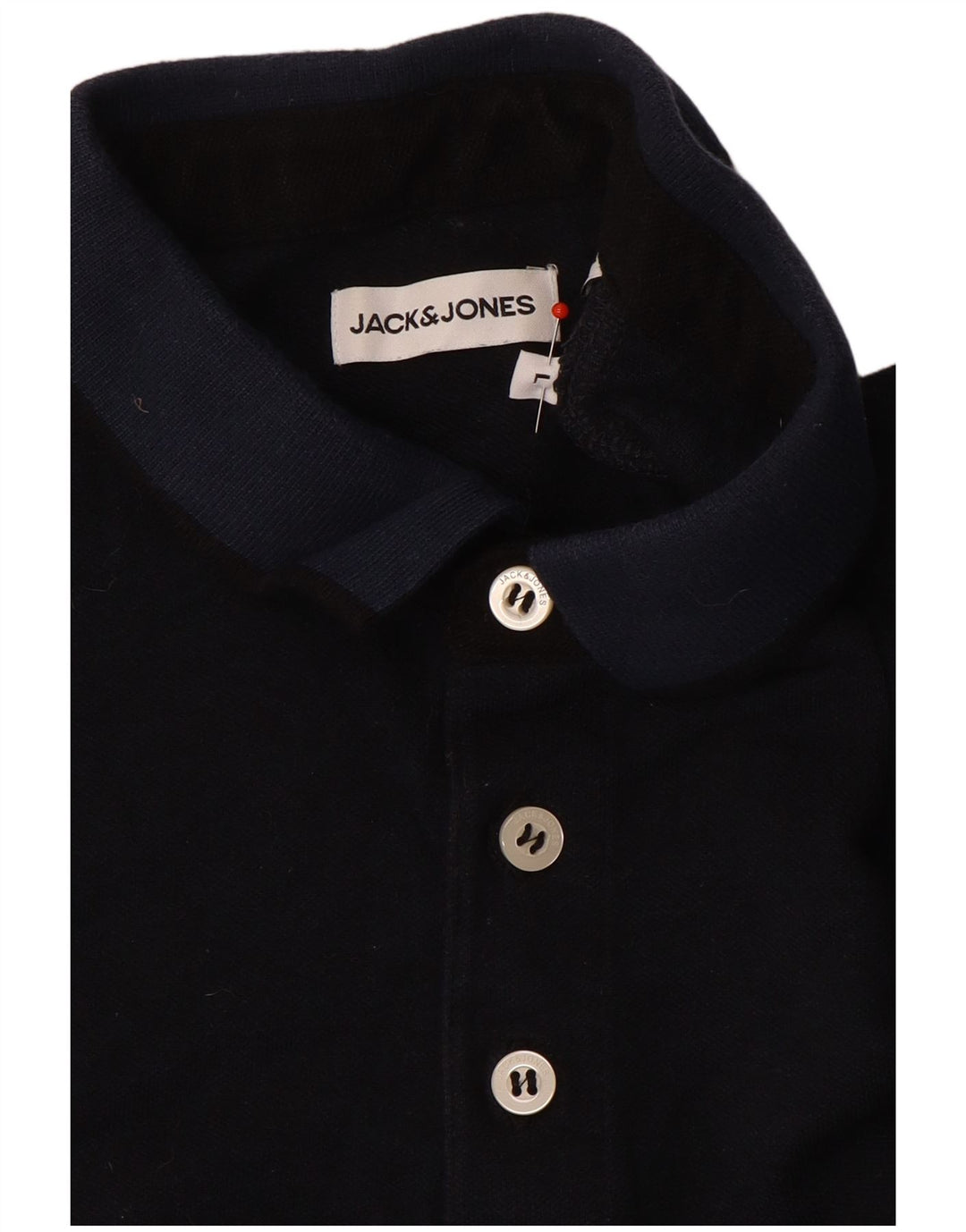 Jack & Jones Herren-Poloshirt, groß, Marineblau, Farbblock