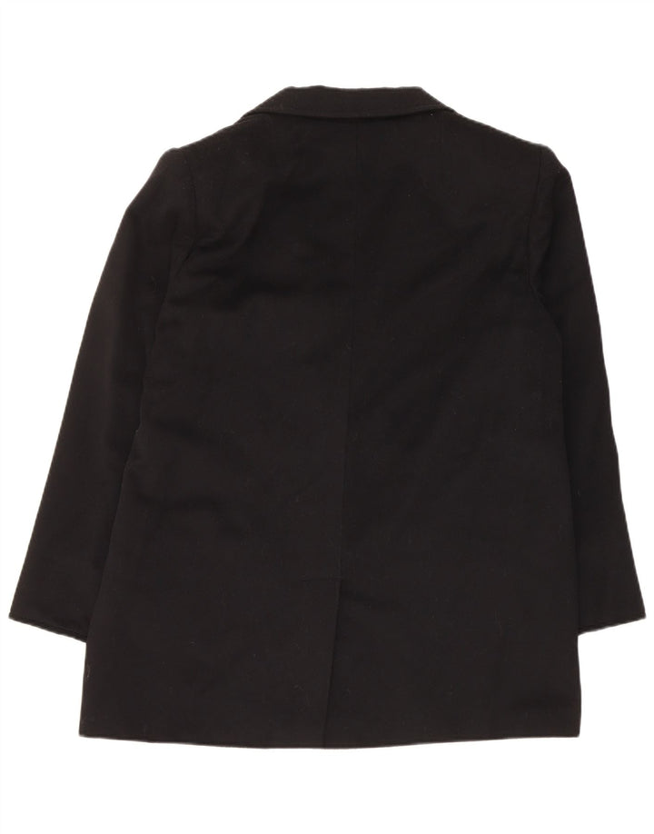 Marina Rinaldi Damen-Blazerjacke mit 2 Knöpfen, Größe 21, mittelschwarze Wolle