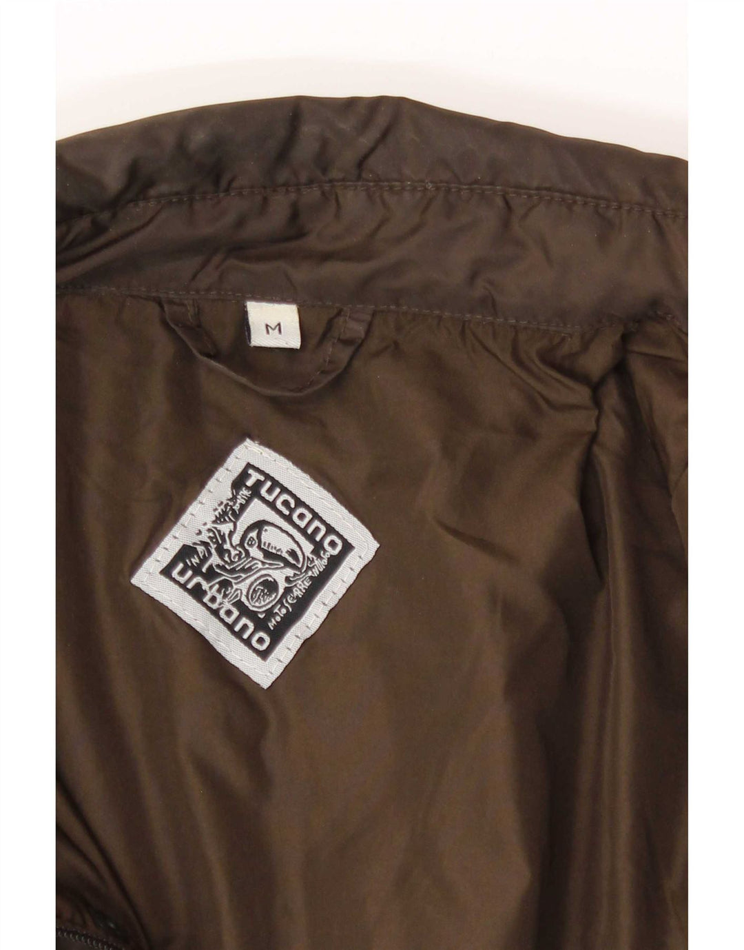 Tucano Urbano Herren-Utility-Jacke UK 38 Mittelbraunes Nylon