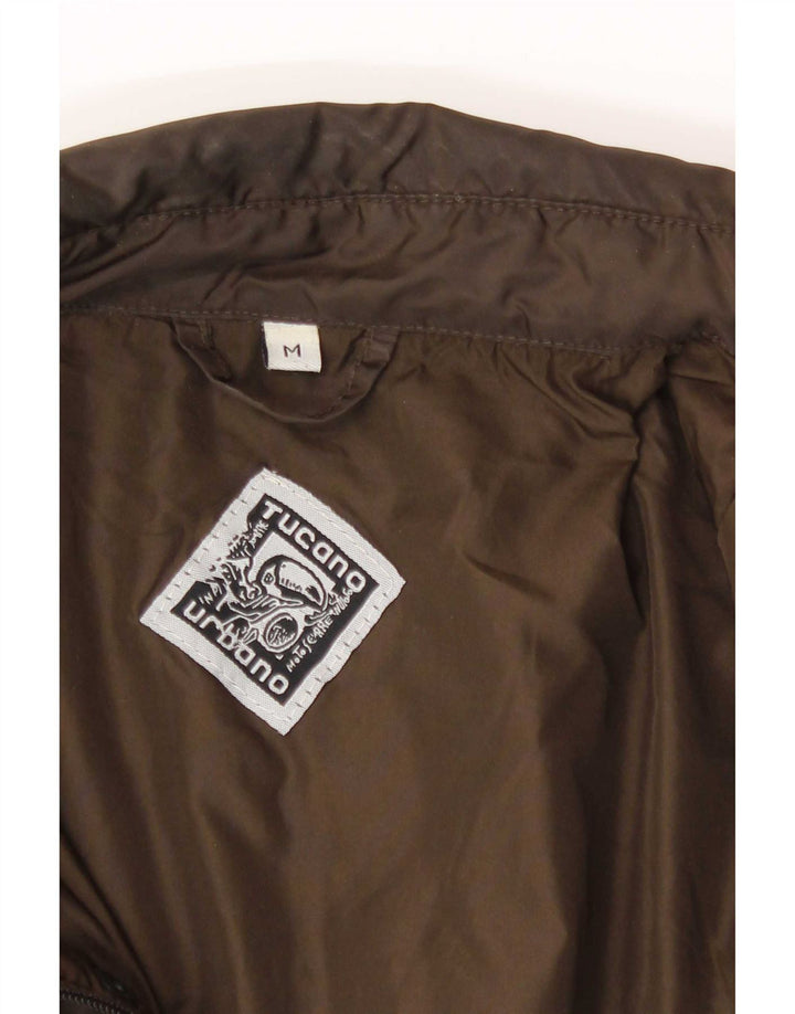 Tucano Urbano Herren-Utility-Jacke UK 38 Mittelbraunes Nylon