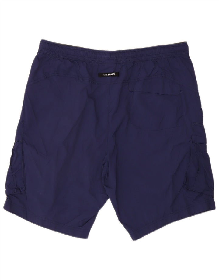 Nike Herren Cargo Shorts XL W38 Marineblaues Nylon