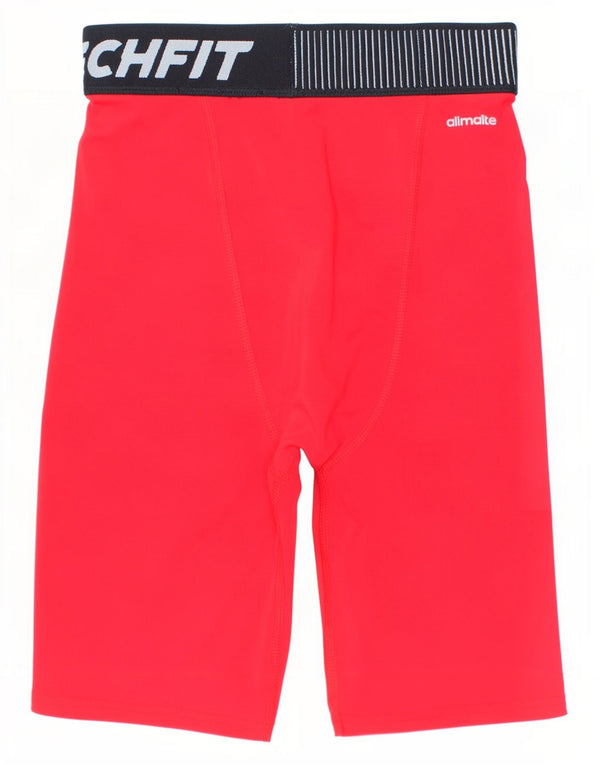Adidas Jungen Climalite Graphic Sport Shorts 11–12 Jahre Rot Farbblock