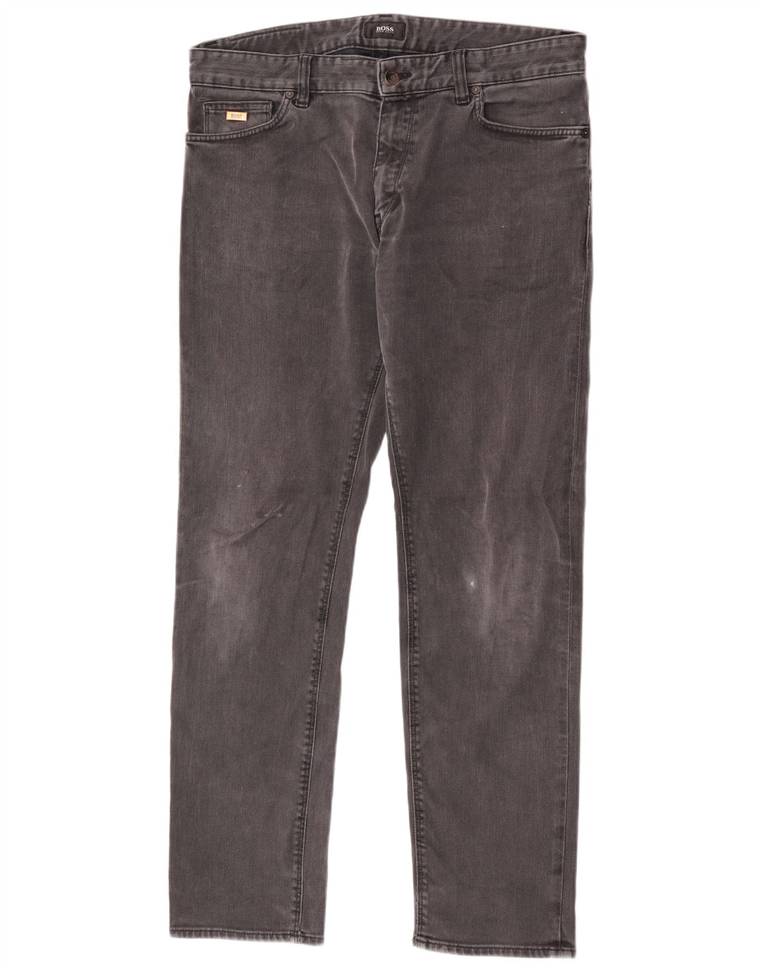 Hugo Boss Herren Maine Regular Fit Straight Jeans W34 L30 Grau